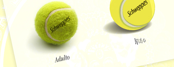 Juego Memoria Schweppes para stand en ATP Masters Series de Madrid