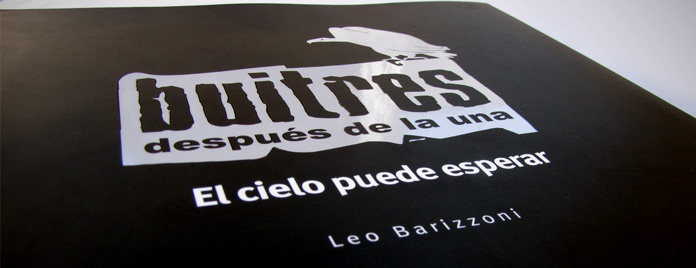 Diseño Libro BUITRES, de Leo Barizzoni