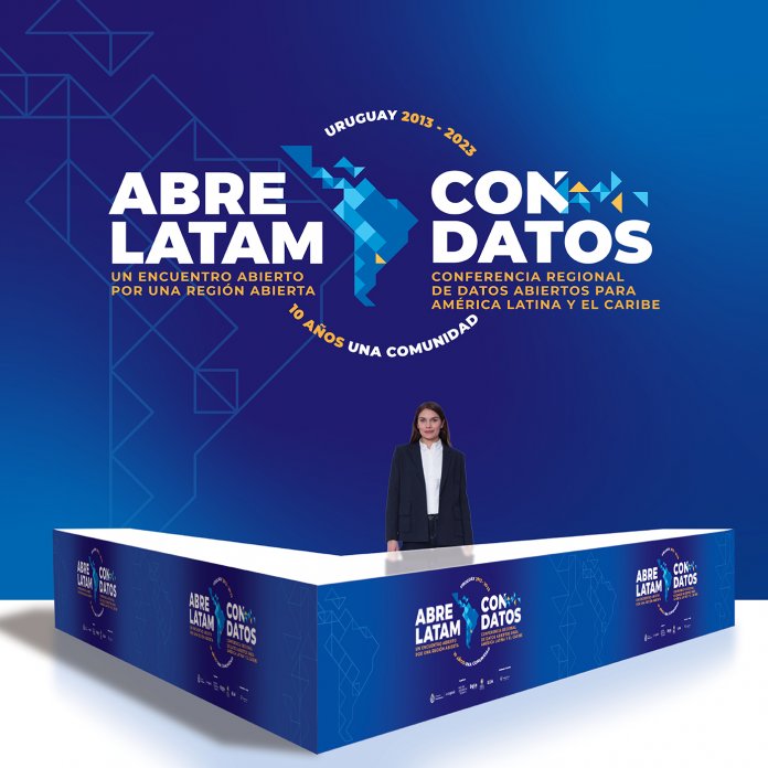 Identidad gráfica evento ABRE LATAM CON DATOS