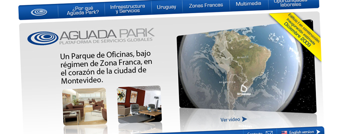 Nuevo sitio web Aguada Park