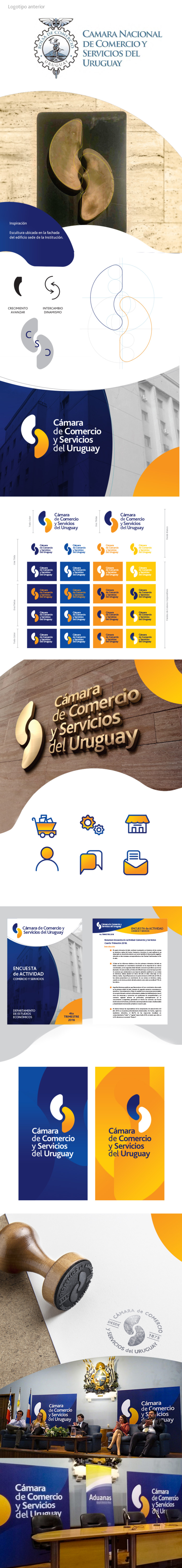 Rebranding Cámara de Comercio y Servicios del Uruguay