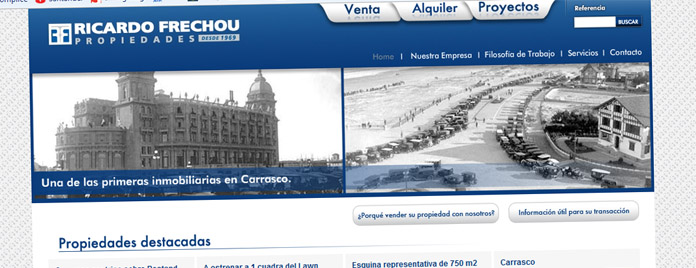 Web Frechou Propiedades