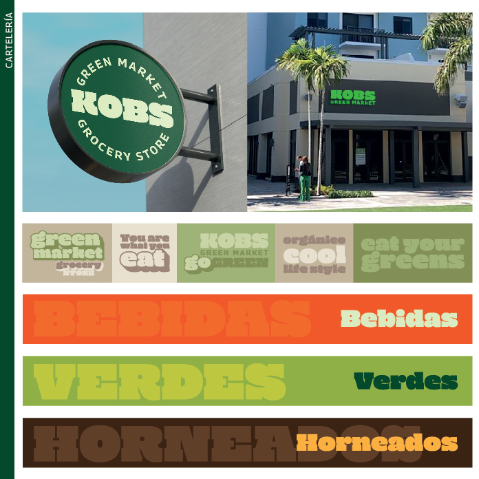 Creación de marca para KOBS Green Market