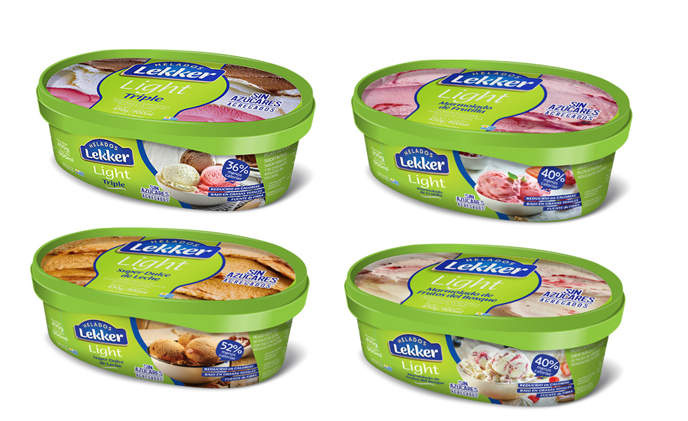 Diseño de packaging para línea Light