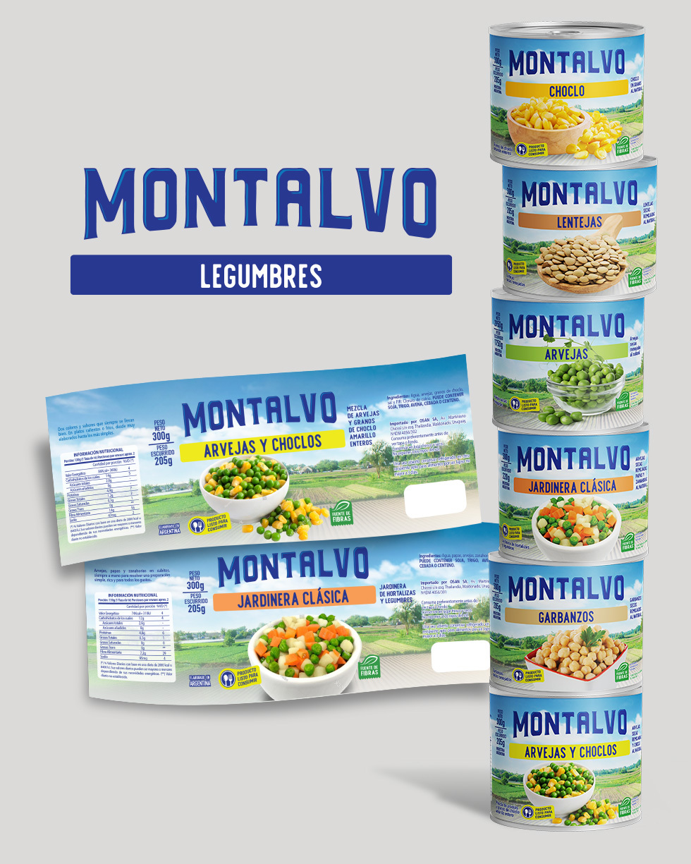 Creación de marca y línea de productos Montalvo