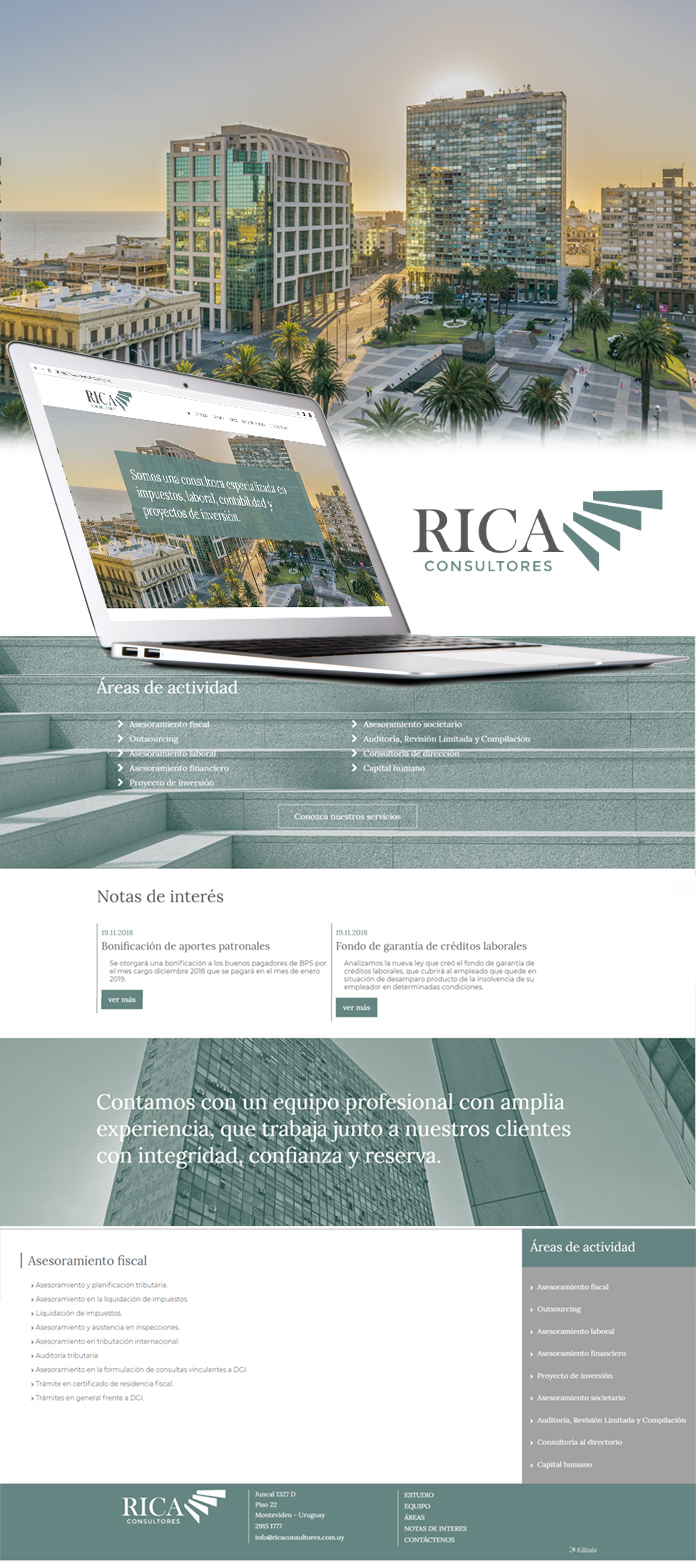 Sitio web Rica Consultores
