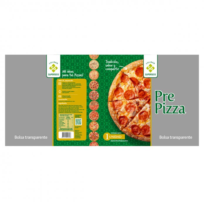 Packs para PrePizzas SuperSeis Paraguay
